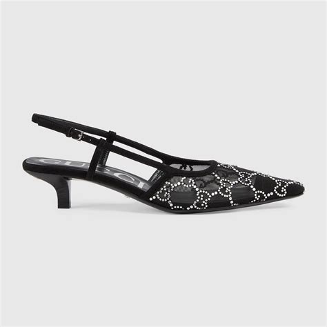 gucci sling back shoe|gucci high heels shoes.